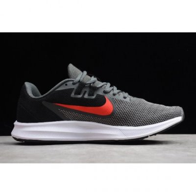 Nike Downshifter 9 Siyah / Gri / Kırmızı Koşu Ayakkabısı Türkiye - 2ZBRU899